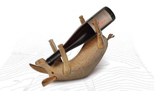 Frank´s Trüffelschwein-Wein-Flaschenhalter
